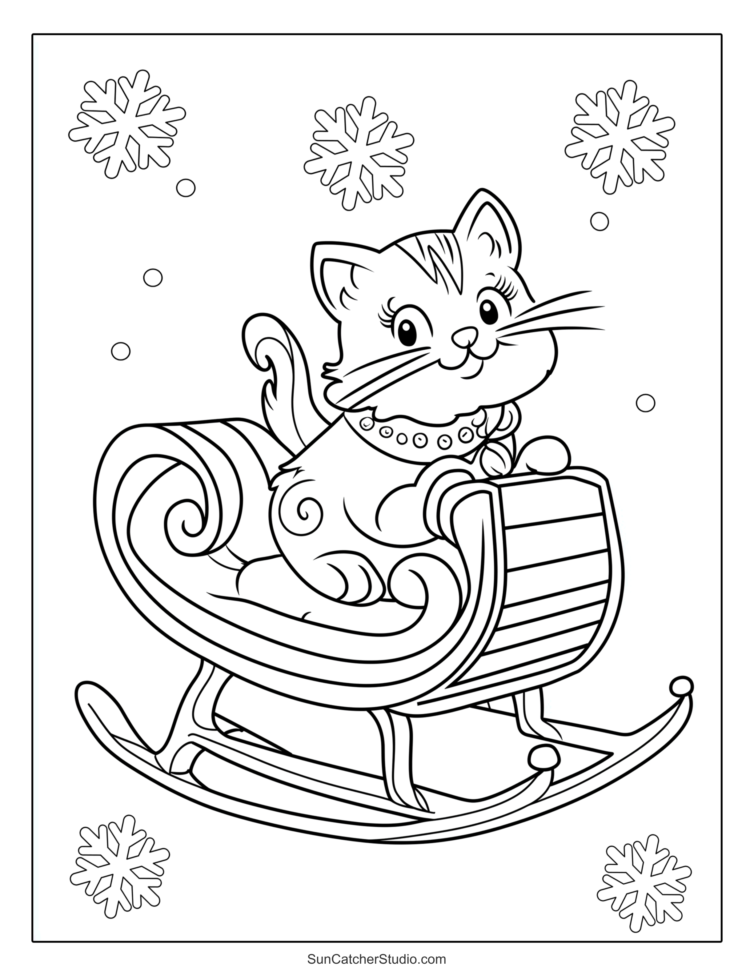 winter coloring pages and coloring sheets – free printables